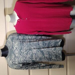 2 long sleeved tops XXL